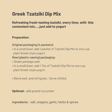 Load image into Gallery viewer, Spice Works Greek Tzatziki Dip