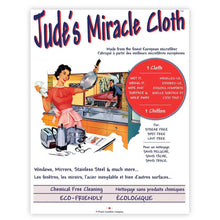 Load image into Gallery viewer, Packed With Care Jude&#39;s Miracle Cloth White 2 pack cleaning cloth eco-friendly reusable cleaning sustainable kitchen home windows canada streak free chemical free cleaning glass
