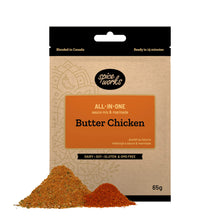 Load image into Gallery viewer, packed with care spice works all in one sauce mix and marinades butter chicken package spices quality
